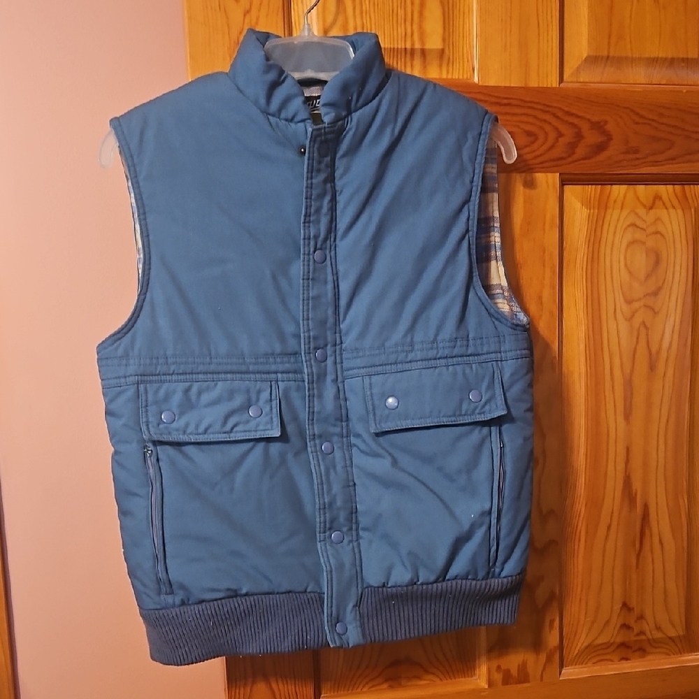 Studio Men's Blue Padded Vest